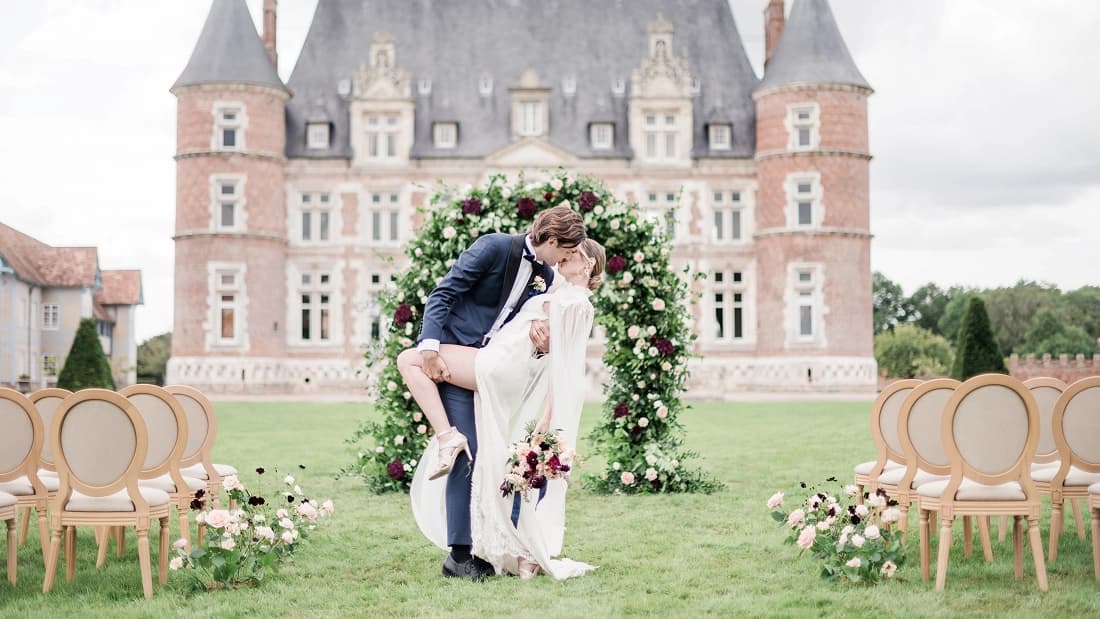 Mariage baroque en Normandie entre Caen et Rouen