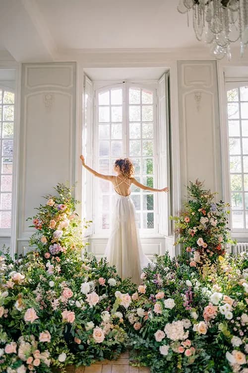 Décoration florale pour mariage en Normandie